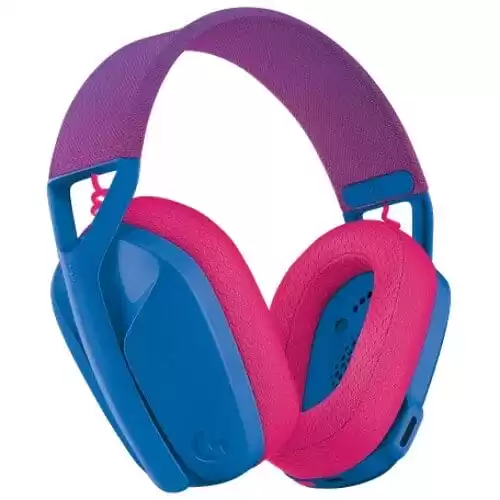 Logitech G435 LIGHTSPEED Wireless Gaming Headset - Blue Raspberry
