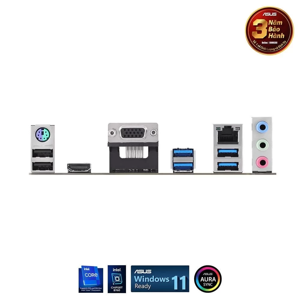 ASUS PRIME B760M-K D4 Mainboard 2 ASUS PRIME B760M-K D4 Mainboard - Ảnh 2