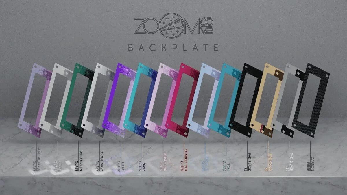 Meletrix Zoom65 EE V2 - Extra Back Plate Kit