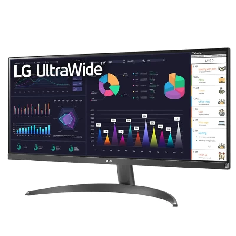 LG UltraWide 29WQ500-B Monitor - 29 inch WFHD (2560 x 1080) 21:9 IPS Display, 100Hz, FreeSync™ 2 LG UltraWide 29WQ500-B Monitor - 29 inch WFHD (2560 x 1080) 21:9 IPS Display, 100Hz, FreeSync™ - Ảnh 2