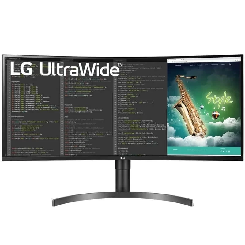LG 35WN75CN-B Ultrawide Monitor - 35 inch QHD (3440x1440) 21:9, sRGB 99% Color Gamut, HDR10, USB-Type C, AMD FreeSync 100Hz, 5W speaker 1 LG 35WN75CN-B Ultrawide Monitor - 35 inch QHD (3440x1440) 21:9, sRGB 99% Color Gamut, HDR10, USB-Type C, AMD FreeSync 100Hz, 5W speaker