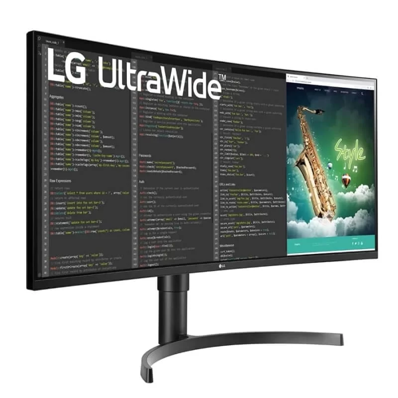 LG 35WN75CN-B Ultrawide Monitor - 35 inch QHD (3440x1440) 21:9, sRGB 99% Color Gamut, HDR10, USB-Type C, AMD FreeSync 100Hz, 5W speaker 4 LG 35WN75CN-B Ultrawide Monitor - 35 inch QHD (3440x1440) 21:9, sRGB 99% Color Gamut, HDR10, USB-Type C, AMD FreeSync 100Hz, 5W speaker - Ảnh 4