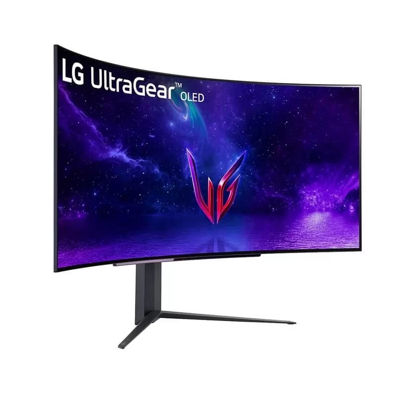LG UltraGear LG 45GR95QE-B Curved Gaming Monitor - 45 inch WQHD (3440 x 1440) OLED Display, 21:9 Curved (800R), 240Hz, 0.03ms GtG, G-SYNC Compatible 4 LG UltraGear LG 45GR95QE-B Curved Gaming Monitor - 45 inch WQHD (3440 x 1440) OLED Display, 21:9 Curved (800R), 240Hz, 0.03ms GtG, G-SYNC Compatible - Ảnh 4