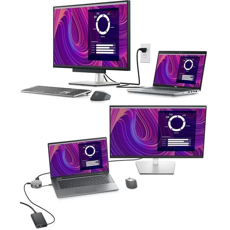 Dell P2723D Monitor - 27 Inch, QHD (2560x1440), 60Hz, IPS sRGB 99%, 5ms Response Time 7 Dell P2723D Monitor - 27 Inch, QHD (2560x1440), 60Hz, IPS sRGB 99%, 5ms Response Time - Ảnh 7