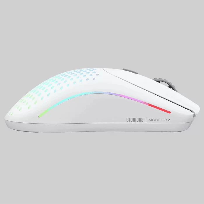 Glorious Model O 2 Wireless Mattle White - Ultralight Ambidextrous Gaming Mouse 4 Glorious Model O 2 Wireless Mattle White - Ultralight Ambidextrous Gaming Mouse - Ảnh 4