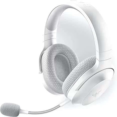 Razer Barracuda X Wireless Gaming & Mobile Headset 2022 Model - Mercury White, 2.4GHz Wireless + Bluetooth, Lightweight 250g, 40mm Drivers, 50 Hour Battery