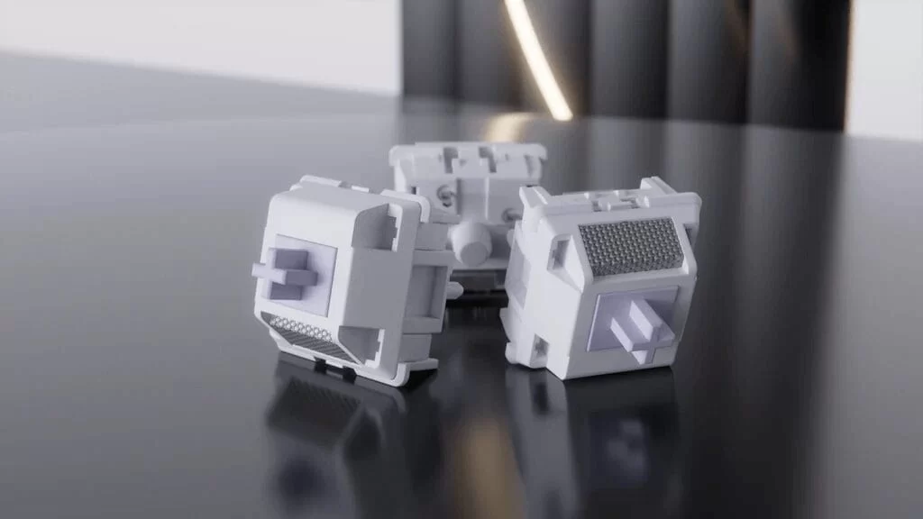WS Morandi Switch - Linear 60g, POM housing, UPE Stem, PMMA Light Diffuser