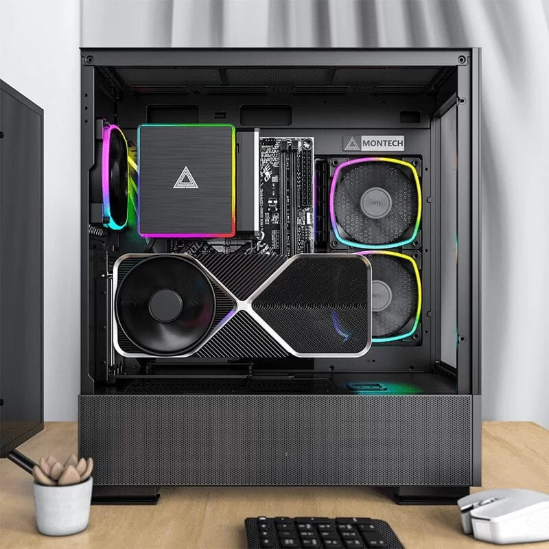 Montech SKY TWO Black Gaming Case 14 Montech SKY TWO Black Gaming Case - Ảnh 14