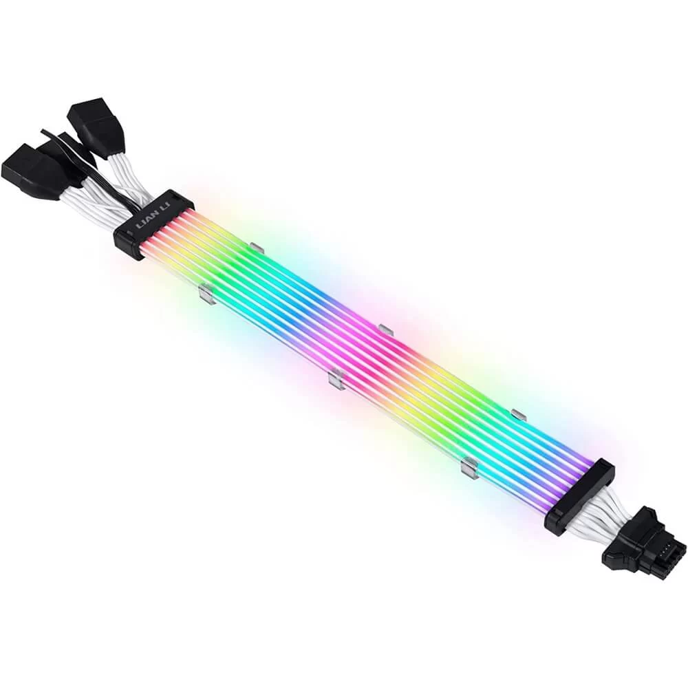 Lian Li Strimer Plus V2 12VHPWR - PW168-8PV2 - 3x8-PIN to 12+4-PIN 8 light guides 1 Lian Li Strimer Plus V2 12VHPWR - PW168-8PV2 - 3x8-PIN to 12+4-PIN 8 light guides