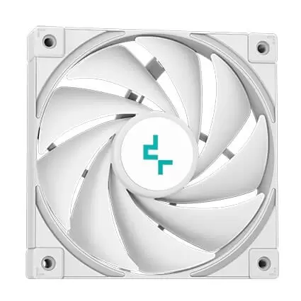 Deepcool LT520 WH AIO Liquid CPU Cooler - White, 240mm Radiator, ARGB Chain Fans 2250RPM, 4th Gen water pump, AM5-LGA1700 compatible 5 Deepcool LT520 WH AIO Liquid CPU Cooler - White, 240mm Radiator, ARGB Chain Fans 2250RPM, 4th Gen water pump, AM5-LGA1700 compatible - Ảnh 5