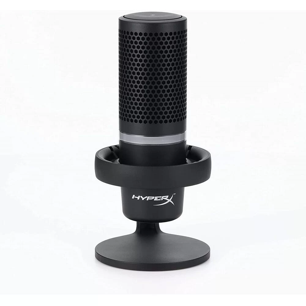 HyperX DuoCast USB Microphone (4P5E2AA) - Black, RGB, USB, Mute Function 2 HyperX DuoCast USB Microphone (4P5E2AA) - Black, RGB, USB, Mute Function - Ảnh 2