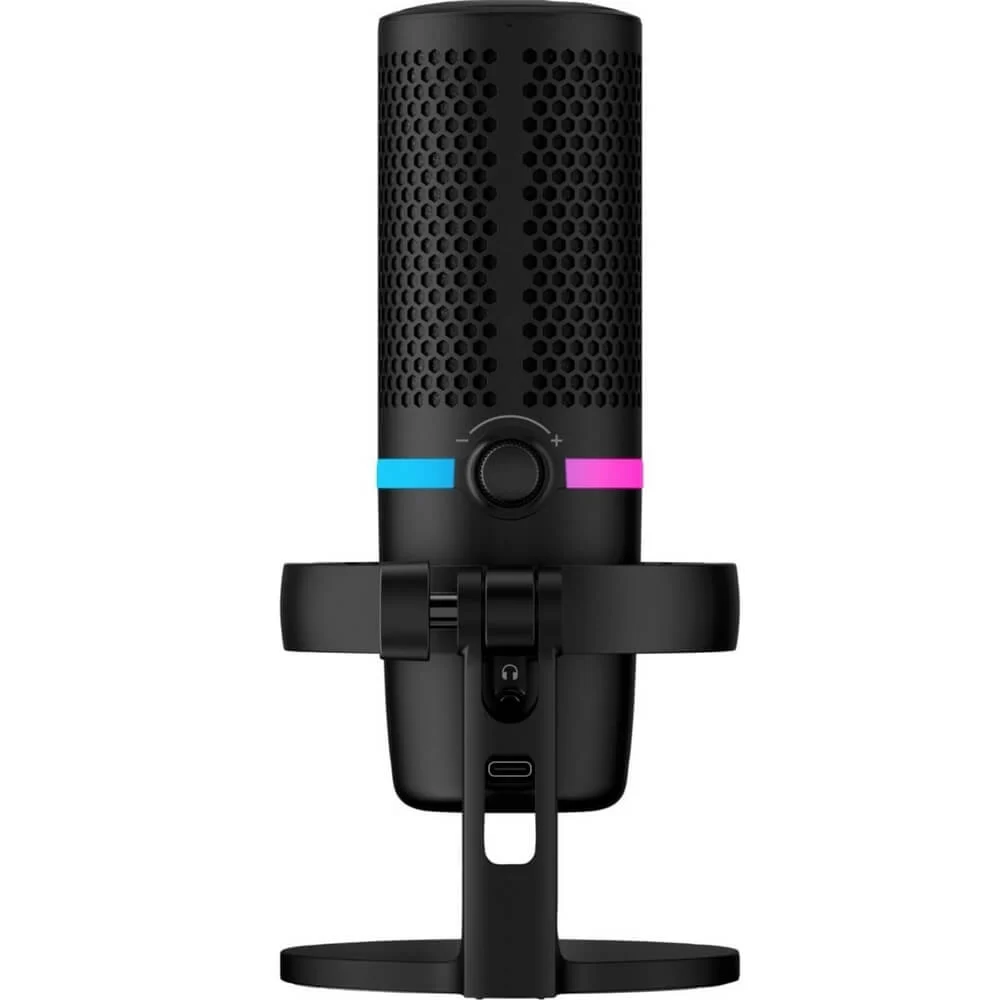 HyperX DuoCast USB Microphone (4P5E2AA) - Black, RGB, USB, Mute Function 4 HyperX DuoCast USB Microphone (4P5E2AA) - Black, RGB, USB, Mute Function - Ảnh 4