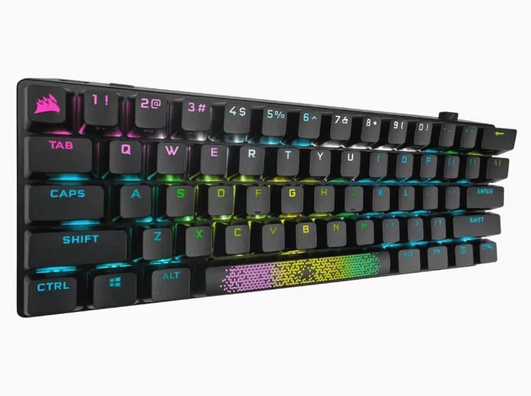 CORSAIR K70 Pro Mini Wireless Gaming Keyboard - Black - Hot Swappable, RGB, 60% layout 6 CORSAIR K70 Pro Mini Wireless Gaming Keyboard - Black - Hot Swappable, RGB, 60% layout - Ảnh 6