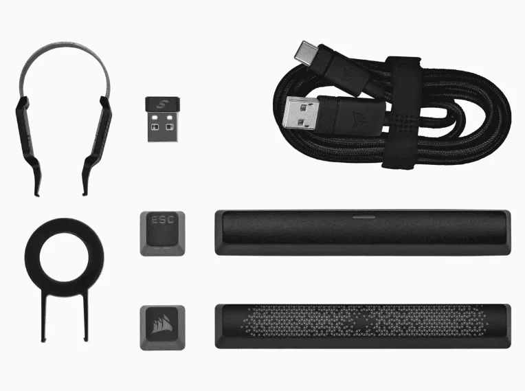 CORSAIR K70 Pro Mini Wireless Gaming Keyboard - Black - Hot Swappable, RGB, 60% layout 7 CORSAIR K70 Pro Mini Wireless Gaming Keyboard - Black - Hot Swappable, RGB, 60% layout - Ảnh 7
