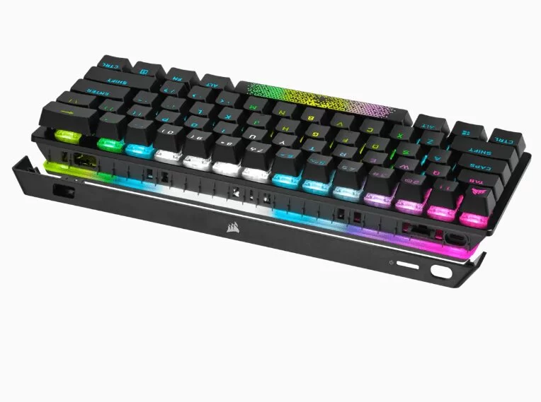 CORSAIR K70 Pro Mini Wireless Gaming Keyboard - Black - Hot Swappable, RGB, 60% layout 9 CORSAIR K70 Pro Mini Wireless Gaming Keyboard - Black - Hot Swappable, RGB, 60% layout - Ảnh 9