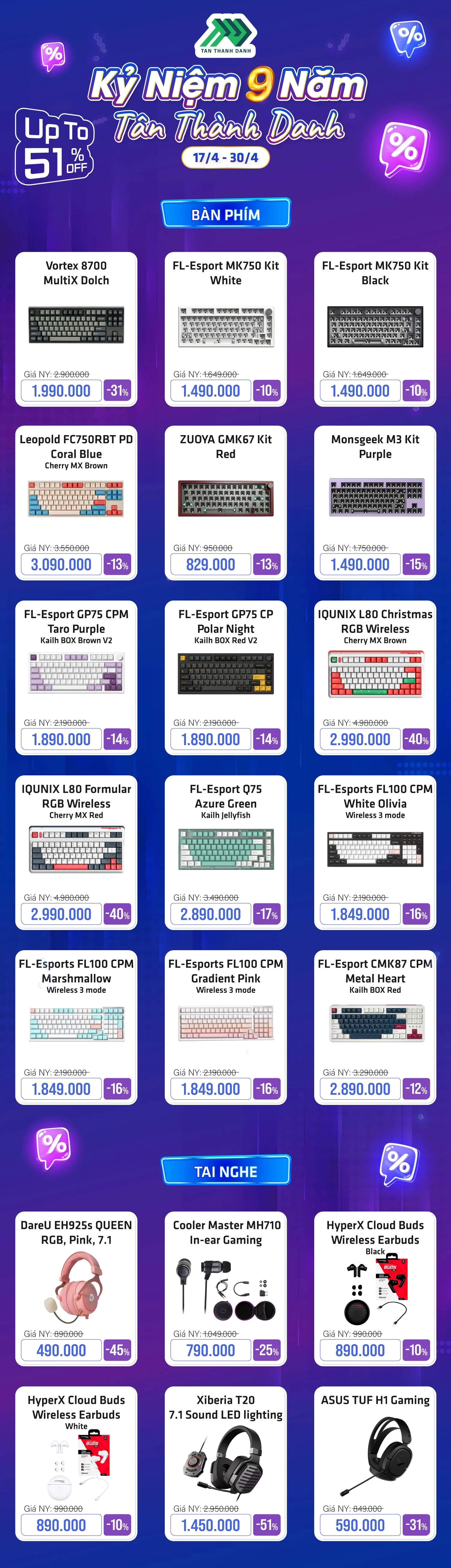 Kỷ Niệm 9 năm thành lập Tân Thành Danh - Sale up to 37% 16 List KyNiem9Nam Gear1