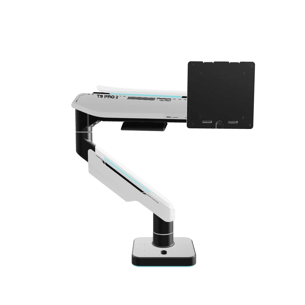 Human Motion T9 Pro II Monitor Stand - White 6 Human Motion T9 Pro II Monitor Stand - White - Ảnh 6