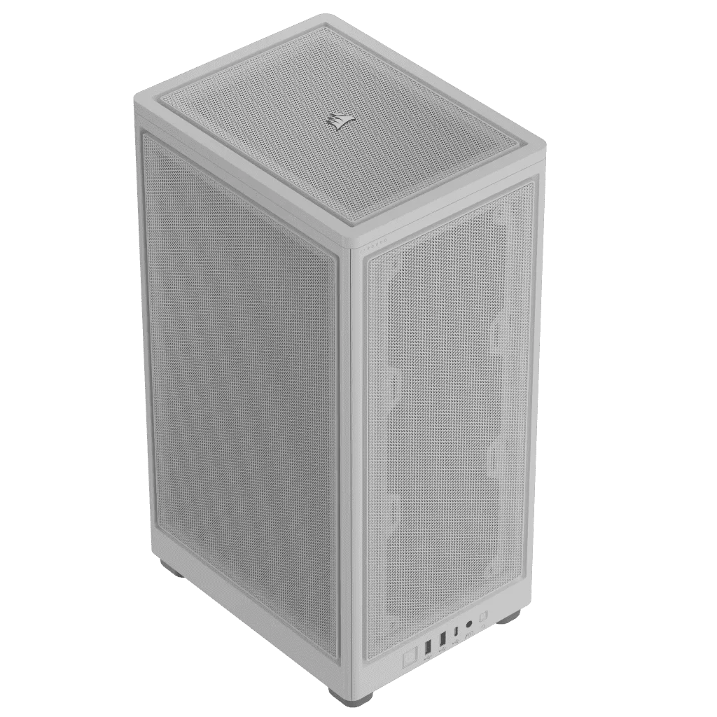 CORSAIR 2000D Airflow Mini-ITX Case - White, Small Form Factor 4 CORSAIR 2000D Airflow Mini-ITX Case - White, Small Form Factor - Ảnh 4