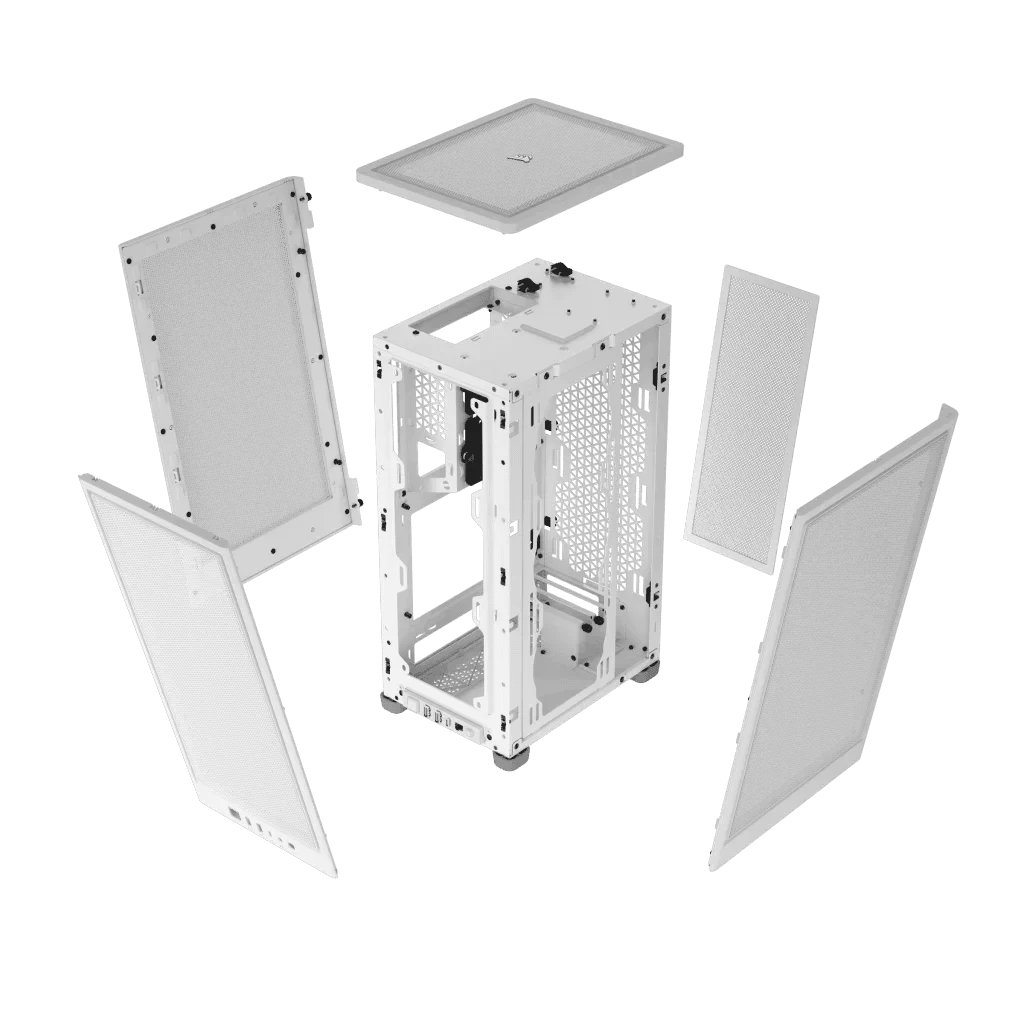 CORSAIR 2000D Airflow Mini-ITX Case - White, Small Form Factor 12 CORSAIR 2000D Airflow Mini-ITX Case - White, Small Form Factor - Ảnh 12