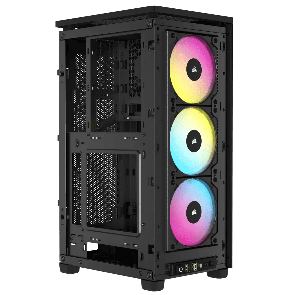 CORSAIR 2000D RGB Airflow Mini-ITX Case - Black, Small Form Factor 8 CORSAIR 2000D RGB Airflow Mini-ITX Case - Black, Small Form Factor - Ảnh 8