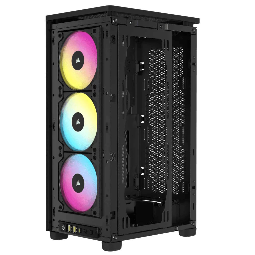 CORSAIR 2000D RGB Airflow Mini-ITX Case - Black, Small Form Factor 9 CORSAIR 2000D RGB Airflow Mini-ITX Case - Black, Small Form Factor - Ảnh 9