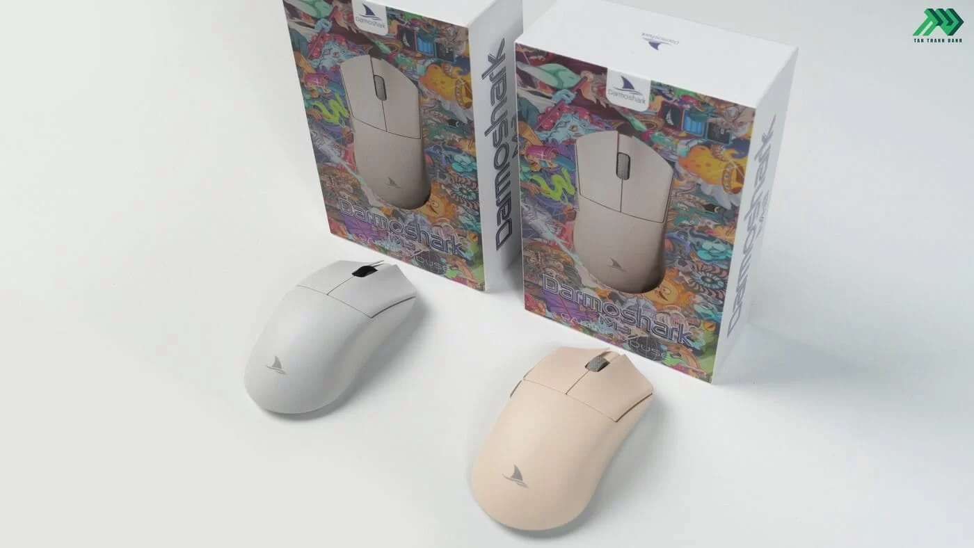 Darmoshark M3 Wireless Gaming Mouse- 3 mode (2.4GHz, Bluetooth, USB-C), 26000 dpi, Optical Sensor(PAW 3395) 7 Darmoshark M3 Wireless Gaming Mouse- 3 mode (2.4GHz, Bluetooth, USB-C), 26000 dpi, Optical Sensor(PAW 3395) - Ảnh 7
