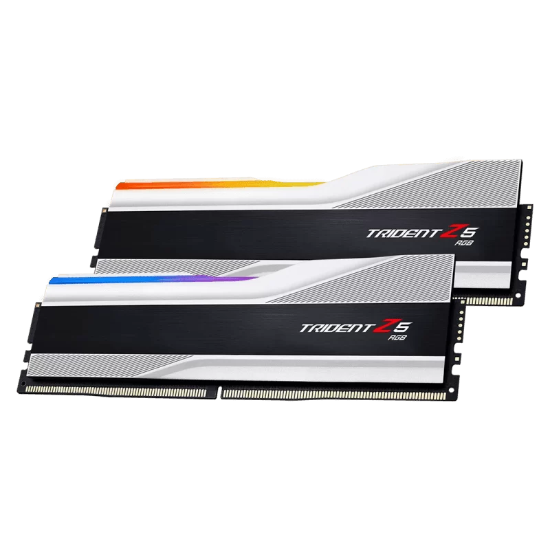 G.Skill Trident Z5 RGB Silver 32GB (2x16GB) DDR5 Memory Kit - Intel XMP 3.0 & AMD EXPO, 6000MHz CL36 (F5-6000J3636F16GX2-TZ5RS) 3 G.Skill Trident Z5 RGB Silver 32GB (2x16GB) DDR5 Memory Kit - Intel XMP 3.0 & AMD EXPO, 6000MHz CL36 (F5-6000J3636F16GX2-TZ5RS) - Ảnh 3