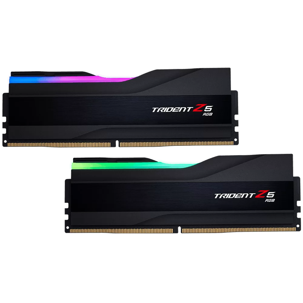 G.Skill Trident Z5 RGB Black 32GB (2x16GB) DDR5 Memory Kit - Intel XMP 3.0 & AMD EXPO, 6000MHz CL36 (F5-6000J3636F16GX2-TZ5RK) 1 G.Skill Trident Z5 RGB Black 32GB (2x16GB) DDR5 Memory Kit - Intel XMP 3.0 & AMD EXPO, 6000MHz CL36 (F5-6000J3636F16GX2-TZ5RK)