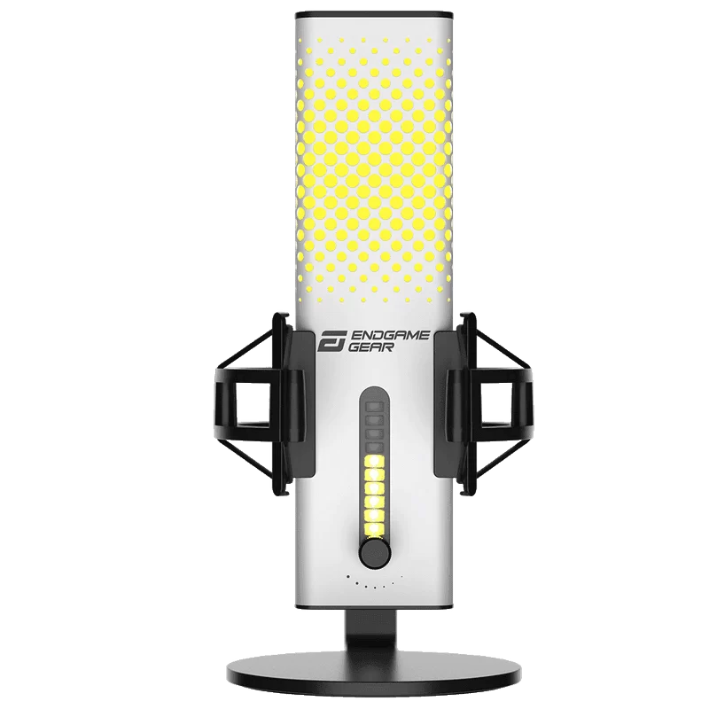ENDGAME GEAR XSTRM USB Gaming Microphone - White, 192 kHz/24-bit, RGB-lighting 12 mode, 2m USB-C cable 3 ENDGAME GEAR XSTRM USB Gaming Microphone - White, 192 kHz/24-bit, RGB-lighting 12 mode, 2m USB-C cable - Ảnh 3