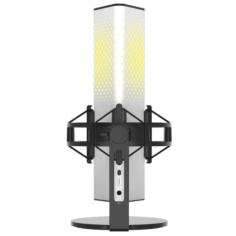 ENDGAME GEAR XSTRM USB Gaming Microphone - White, 192 kHz/24-bit, RGB-lighting 12 mode, 2m USB-C cable 4 ENDGAME GEAR XSTRM USB Gaming Microphone - White, 192 kHz/24-bit, RGB-lighting 12 mode, 2m USB-C cable - Ảnh 4