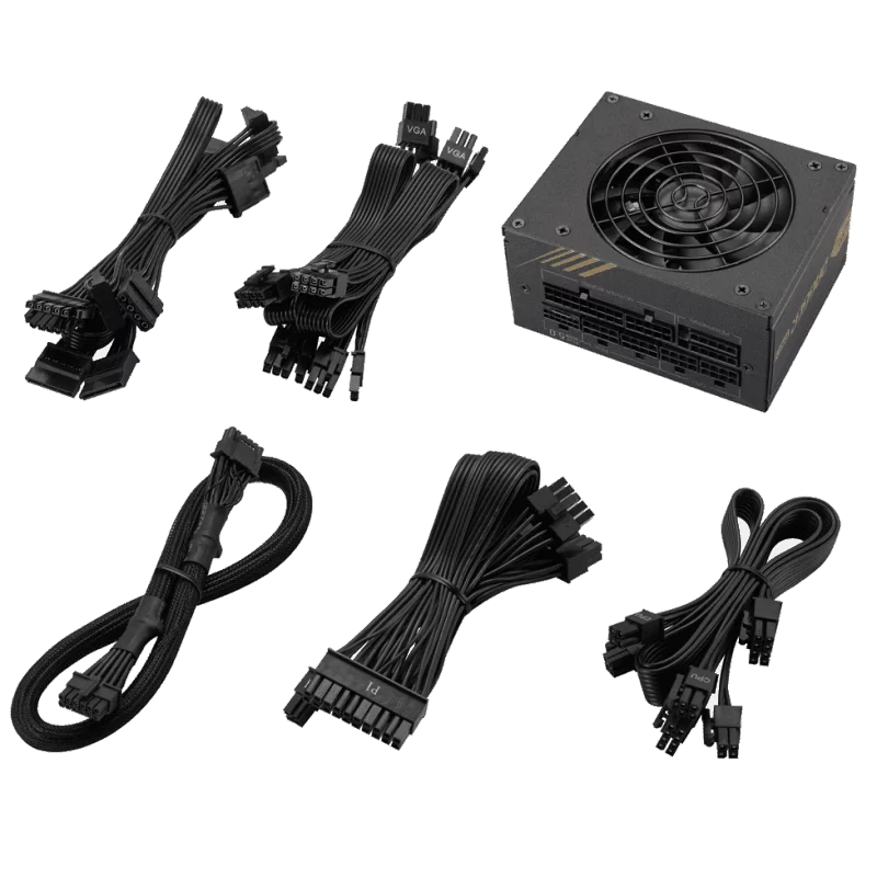 FSP DAGGER PRO ATX3.0(PCIe5.0) 750W PSU - 750W, 80 Plus Gold, SFX (SDA2-750, Gen5) 5 FSP DAGGER PRO ATX3.0(PCIe5.0) 750W PSU - 750W, 80 Plus Gold, SFX (SDA2-750, Gen5) - Ảnh 5