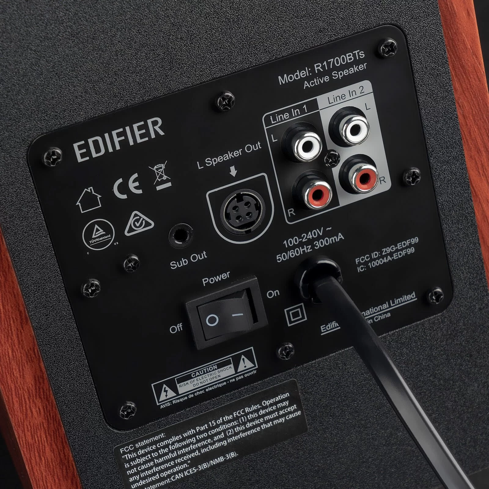 Edifier R1700BTS - Brown, 2.0 All-in-one Bluetooth 5.0 Bookshelf Speaker 8 Edifier R1700BTS - Brown, 2.0 All-in-one Bluetooth 5.0 Bookshelf Speaker - Ảnh 8