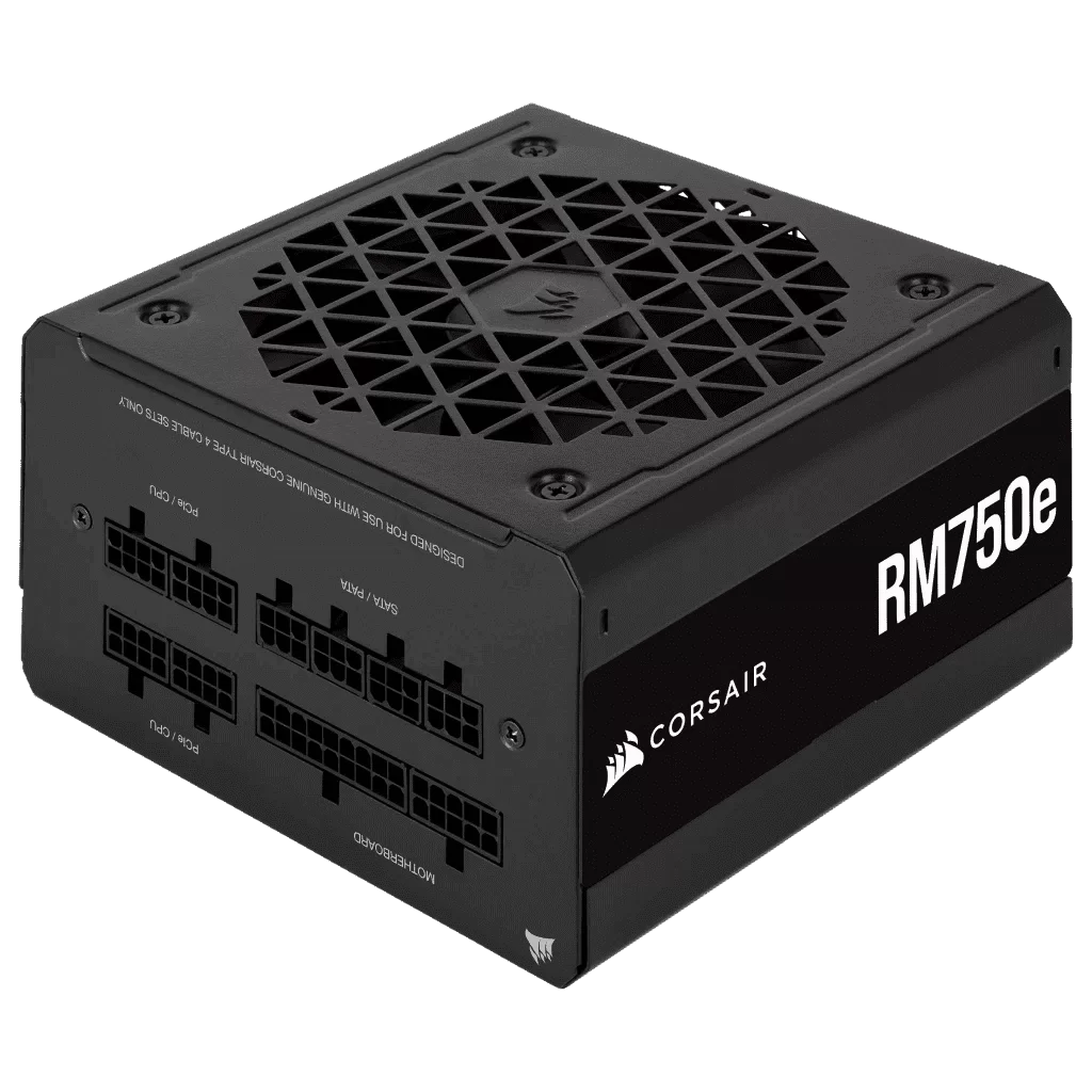 CORSAIR RMe Series RM750e ATX 3.0 (2023) Fully Modular PSU - 750 Watt, 80 plus Gold, Low-Noise 4 CORSAIR RMe Series RM750e ATX 3.0 (2023) Fully Modular PSU - 750 Watt, 80 plus Gold, Low-Noise - Ảnh 4