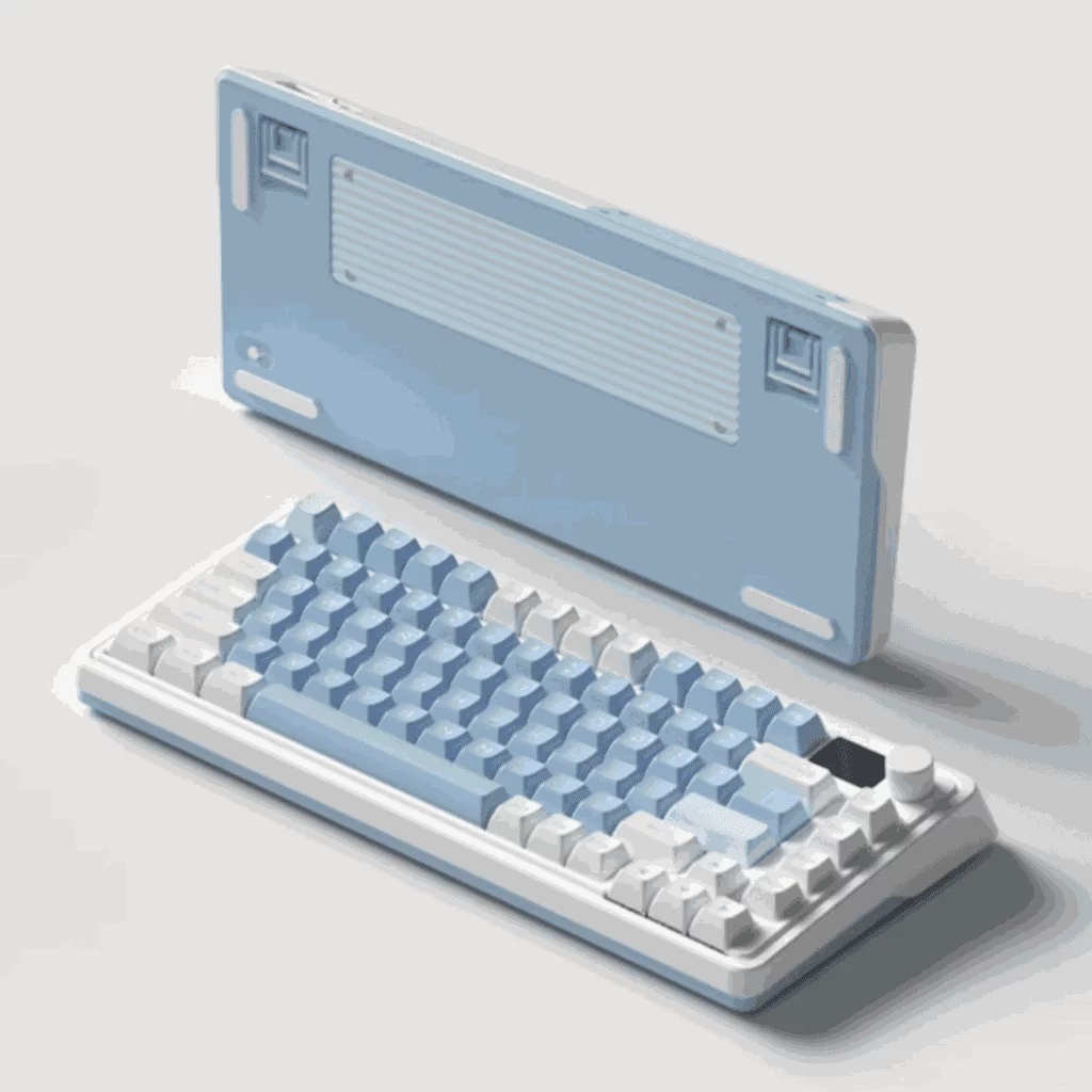 FL-Esport CMK75 RGB 3 Mode Wireless Keyboard - Lakeside Blue - 75%, Gasket mount, Hotswap 2 FL-Esport CMK75 RGB 3 Mode Wireless Keyboard - Lakeside Blue - 75%, Gasket mount, Hotswap - Ảnh 2