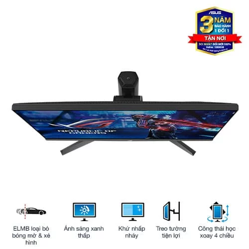 ASUS ROG Strix XG276Q Gaming Monitor - 27 inch, Full HD (1920 x 1080), IPS, 175Hz, 1ms GTG, ELMB, G-Sync compatible, FreeSync Premium technology, DisplayHDR™ 400, Tripod socket 6 ASUS ROG Strix XG276Q Gaming Monitor - 27 inch, Full HD (1920 x 1080), IPS, 175Hz, 1ms GTG, ELMB, G-Sync compatible, FreeSync Premium technology, DisplayHDR™ 400, Tripod socket - Ảnh 6