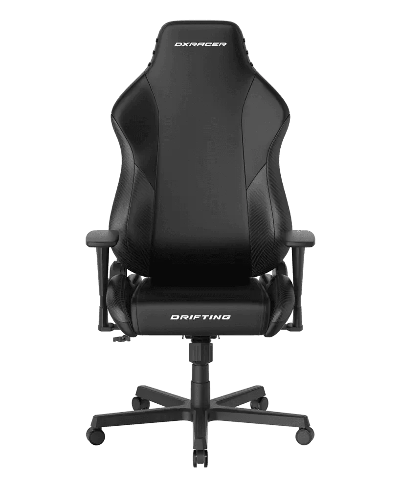 DXRacer Drifting C-NEO Leatherette-Black-L (GC/LDC23LTA/N) Gaming Chair - 3D Armrest, 135-Degree Recline, Cooling Gel Foam Headrest