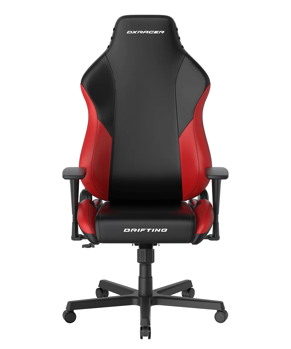 DXRacer Drifting C-NEO Leatherette-Black&Red-L (GC/LDC23LTA/NR) Gaming Chair - 3D Armrest, 135-Degree Recline, Cooling Gel Foam Headrest