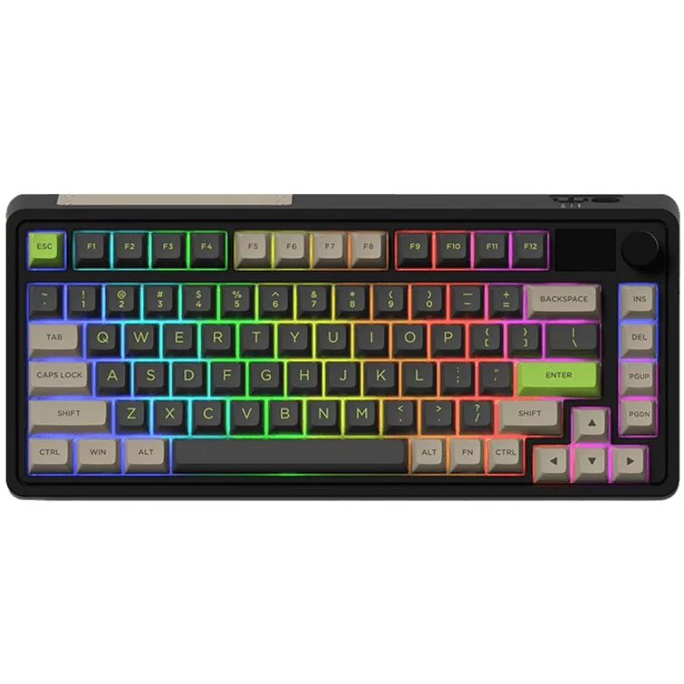 FL-Esport CMK75 RGB 3 Mode Wireless Keyboard - Desert Grey - 75%, Gasket mount, Hotswap 1 FL-Esport CMK75 RGB 3 Mode Wireless Keyboard - Desert Grey - 75%, Gasket mount, Hotswap