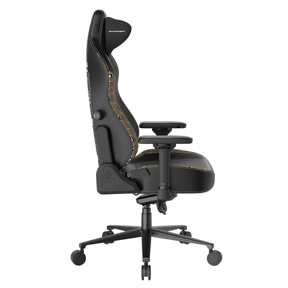 DXRacer Craft Pro Koi Fish Black (GC/LCF23LTA/KOI) Special Edition Gaming Chair - 4D Armrest, 135-Degree Recline, Cooling Gel Foam Pillow, Pull-Out Footrest 4 DXRacer Craft Pro Koi Fish Black (GC/LCF23LTA/KOI) Special Edition Gaming Chair - 4D Armrest, 135-Degree Recline, Cooling Gel Foam Pillow, Pull-Out Footrest - Ảnh 4
