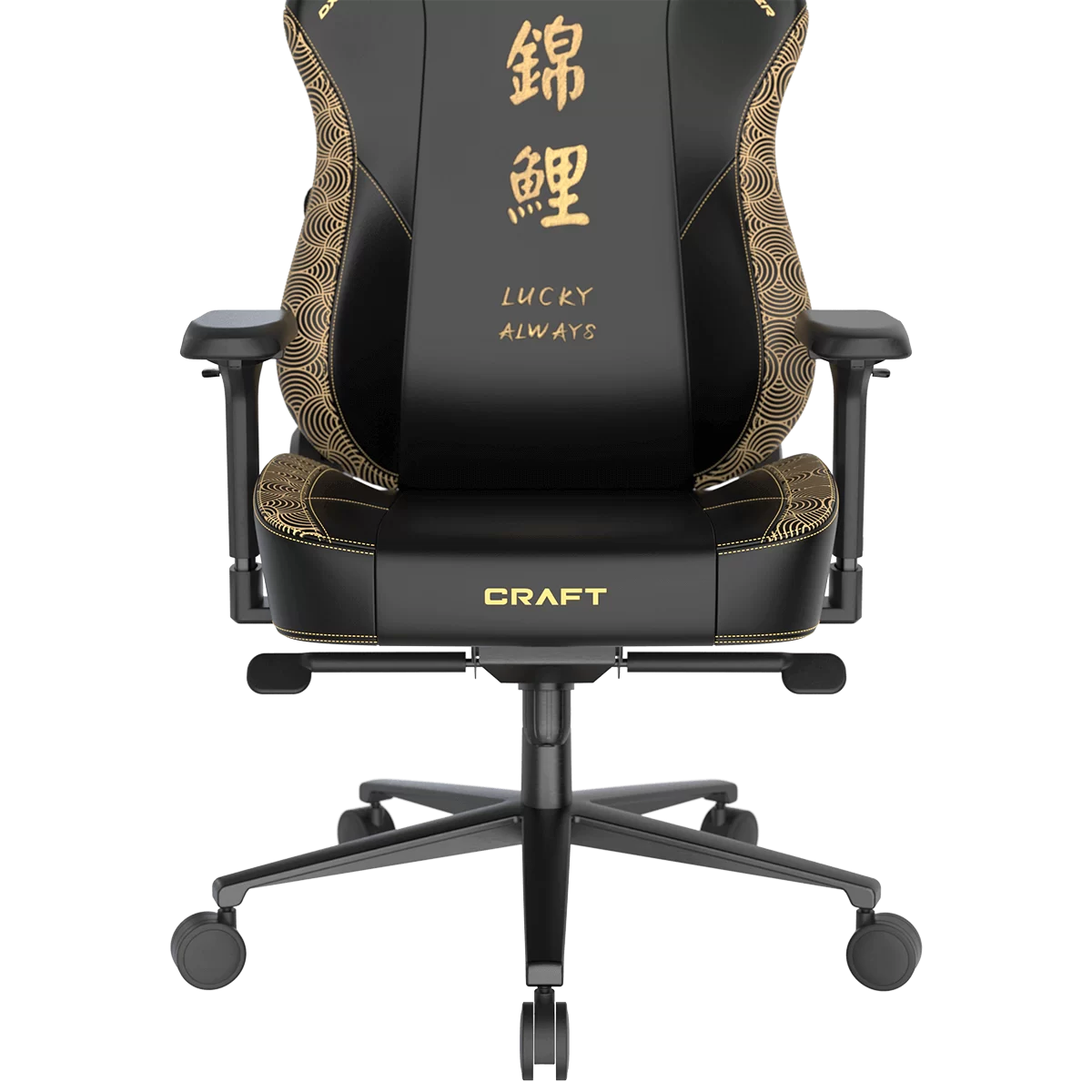 DXRacer Craft Pro Koi Fish Black (GC/LCF23LTA/KOI) Special Edition Gaming Chair - 4D Armrest, 135-Degree Recline, Cooling Gel Foam Pillow, Pull-Out Footrest 11 DXRacer Craft Pro Koi Fish Black (GC/LCF23LTA/KOI) Special Edition Gaming Chair - 4D Armrest, 135-Degree Recline, Cooling Gel Foam Pillow, Pull-Out Footrest - Ảnh 11