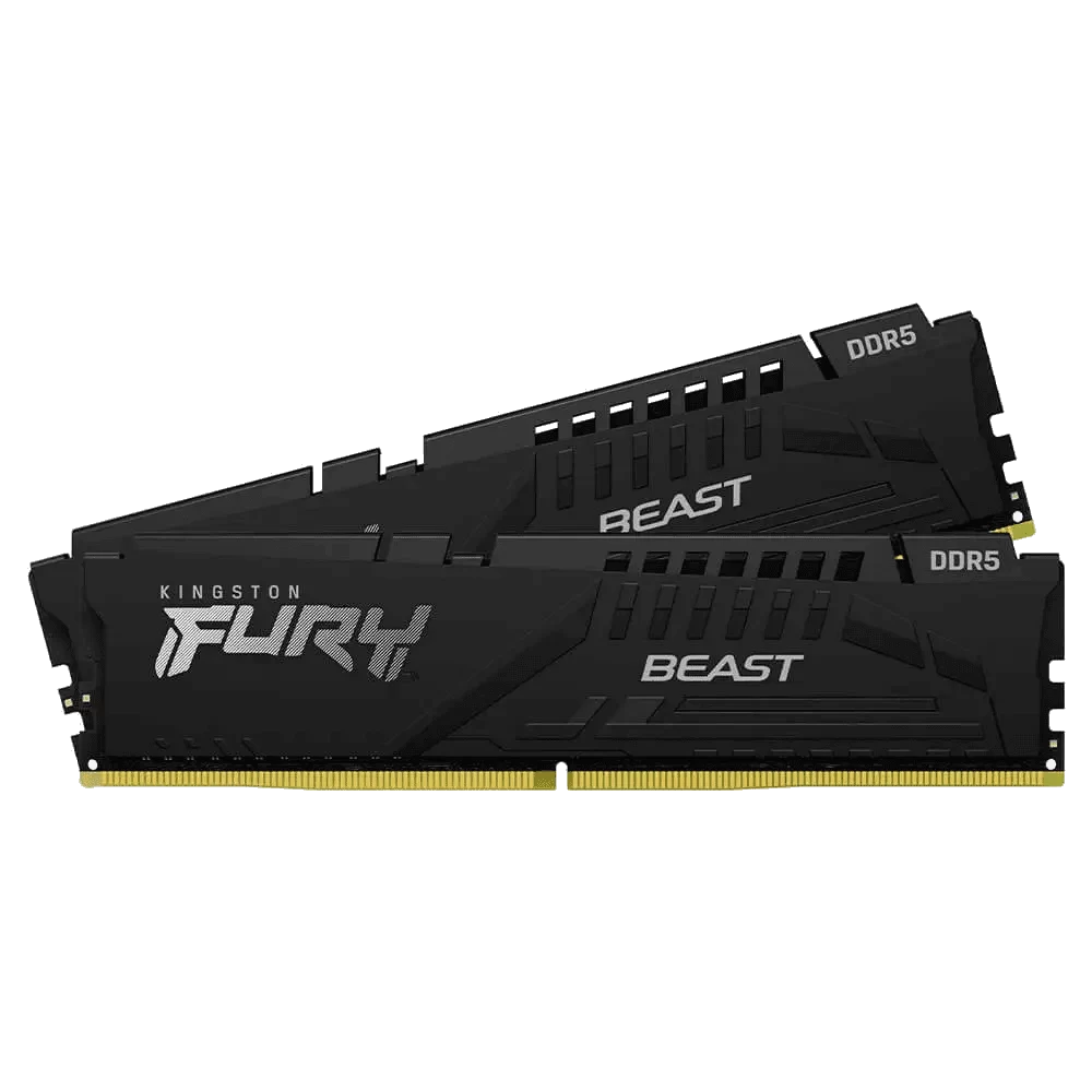 Kingston FURY Beast DDR5 32GB Memory Kit - Black, 32GB (2x16GB) DDR5, 5600MHz, CL40 (KF556C40BBK2-32) 2 Kingston FURY Beast DDR5 32GB Memory Kit - Black, 32GB (2x16GB) DDR5, 5600MHz, CL40 (KF556C40BBK2-32) - Ảnh 2