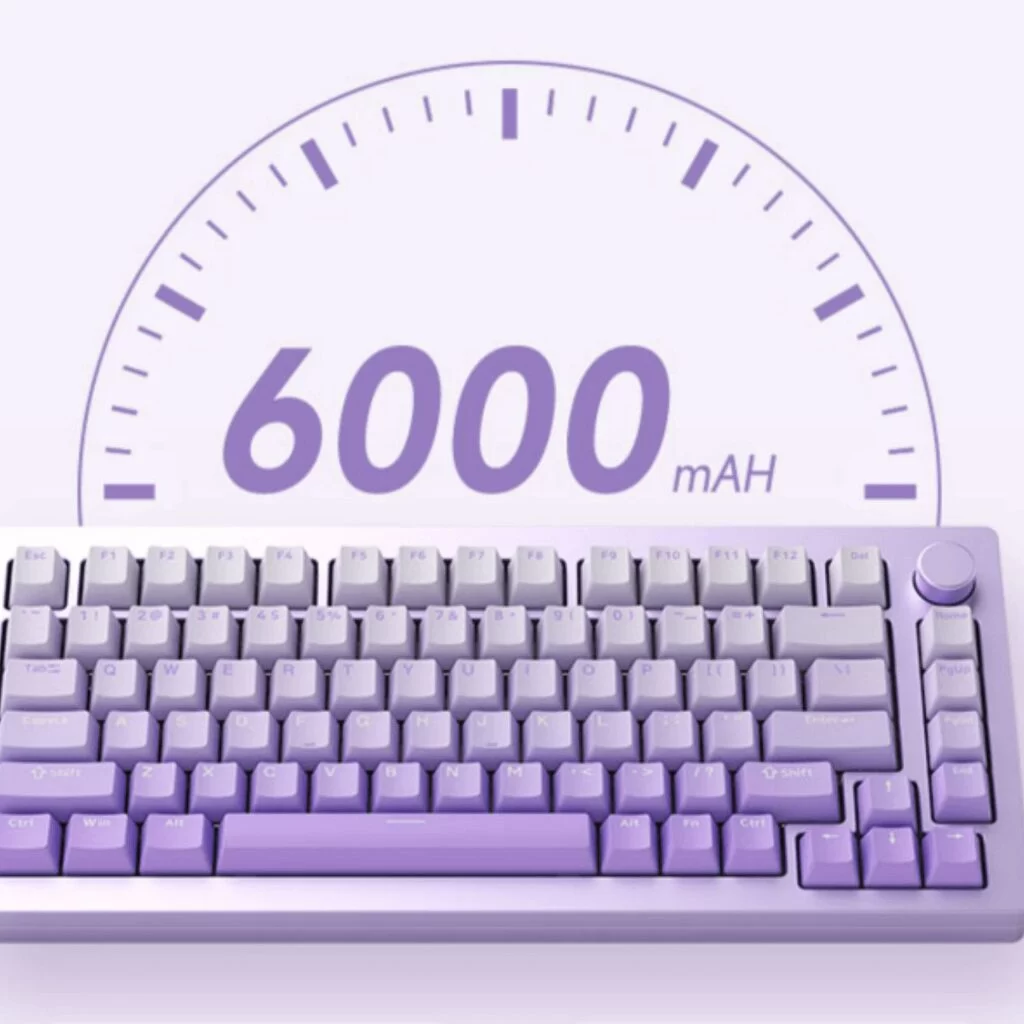 Kit Monsgeek M1W SP Custom Build Keyboard - 3 Mode, PCB Stab, Aluminium CNC, Gasket Mount, Hotswap RGB, Pin 6000 mAh 6 Kit Monsgeek M1W SP Custom Build Keyboard - 3 Mode, PCB Stab, Aluminium CNC, Gasket Mount, Hotswap RGB, Pin 6000 mAh - Ảnh 6