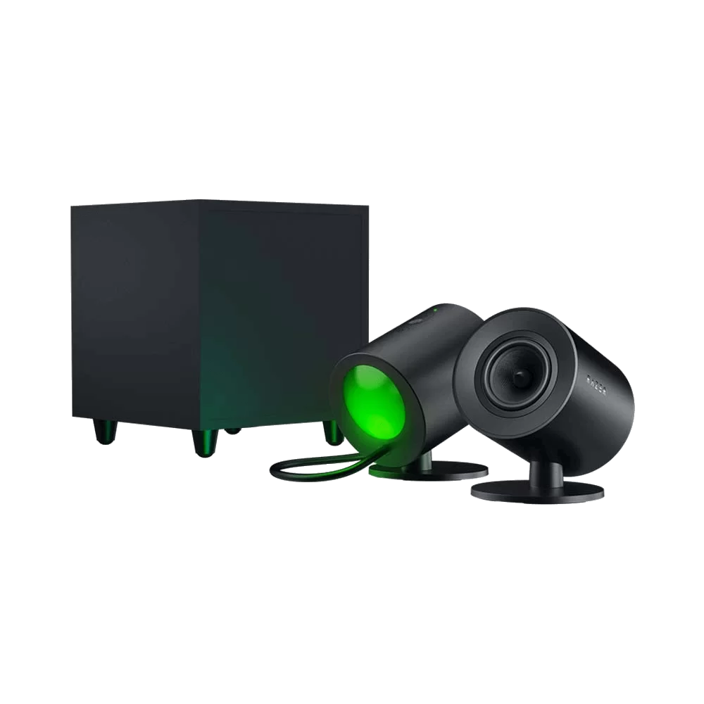 Razer NOMMO V2 2.1 PC Gaming Speakers - Bluetooth 5.3, Razer Chroma RGB, Wired Subwoofer 1 Razer NOMMO V2 2.1 PC Gaming Speakers - Bluetooth 5.3, Razer Chroma RGB, Wired Subwoofer