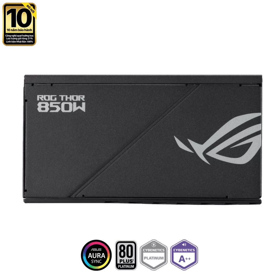 ASUS ROG Thor 850W Platinum II (ROG-THOR-850P2-GAMING) - 850W, Aura Sync, ROG heatsink, 80 Plus Platinum Fully Modular 12 ASUS ROG Thor 850W Platinum II (ROG-THOR-850P2-GAMING) - 850W, Aura Sync, ROG heatsink, 80 Plus Platinum Fully Modular - Ảnh 12