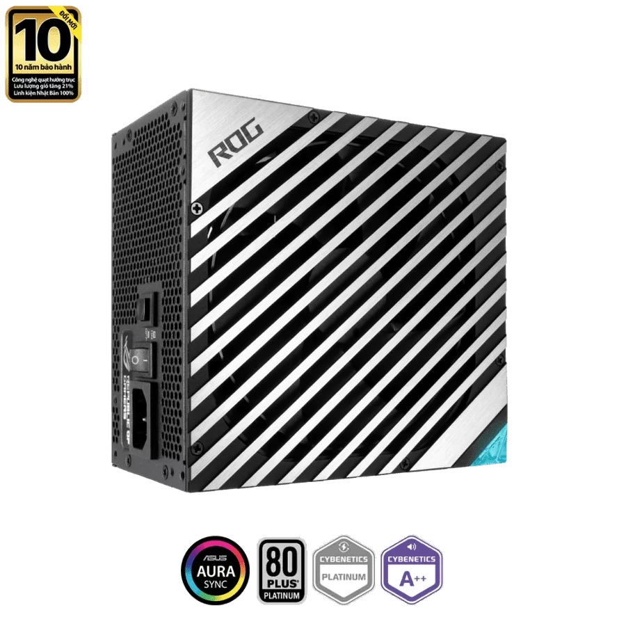 ASUS ROG Thor 850W Platinum II (ROG-THOR-850P2-GAMING) - 850W, Aura Sync, ROG heatsink, 80 Plus Platinum Fully Modular 4 ASUS ROG Thor 850W Platinum II (ROG-THOR-850P2-GAMING) - 850W, Aura Sync, ROG heatsink, 80 Plus Platinum Fully Modular - Ảnh 4