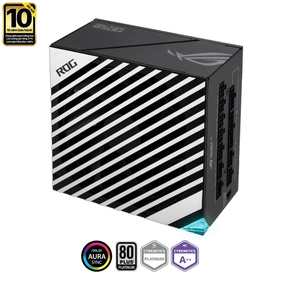 ASUS ROG Thor 850W Platinum II (ROG-THOR-850P2-GAMING) - 850W, Aura Sync, ROG heatsink, 80 Plus Platinum Fully Modular 8 ASUS ROG Thor 850W Platinum II (ROG-THOR-850P2-GAMING) - 850W, Aura Sync, ROG heatsink, 80 Plus Platinum Fully Modular - Ảnh 8