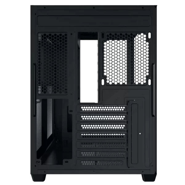XIGMATEK AQUA III Black Case (no fans) - 2 side Tempered Glass, support 10 fans 120mm, 360mm radiator top 3 XIGMATEK AQUA III Black Case (no fans) - 2 side Tempered Glass, support 10 fans 120mm, 360mm radiator top - Ảnh 3