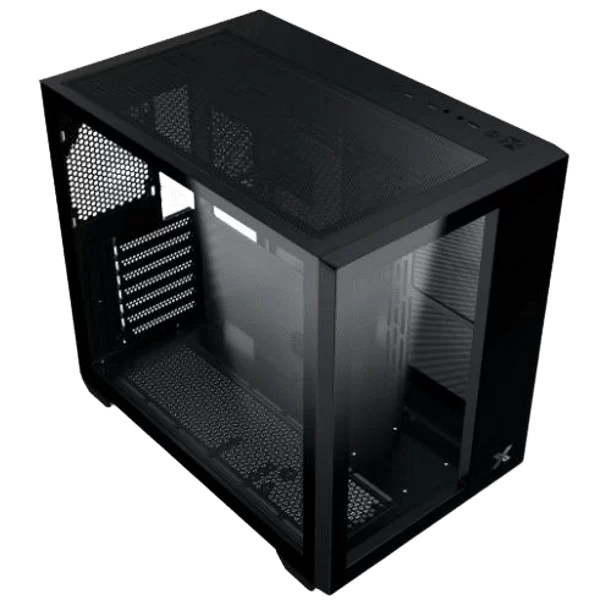 XIGMATEK AQUA III Black Case (no fans) - 2 side Tempered Glass, support 10 fans 120mm, 360mm radiator top 7 XIGMATEK AQUA III Black Case (no fans) - 2 side Tempered Glass, support 10 fans 120mm, 360mm radiator top - Ảnh 7