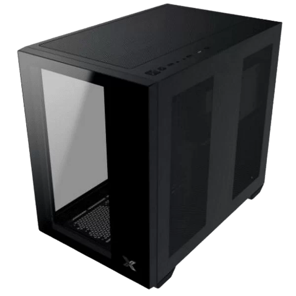 XIGMATEK AQUA III Black Case (no fans) - 2 side Tempered Glass, support 10 fans 120mm, 360mm radiator top 8 XIGMATEK AQUA III Black Case (no fans) - 2 side Tempered Glass, support 10 fans 120mm, 360mm radiator top - Ảnh 8