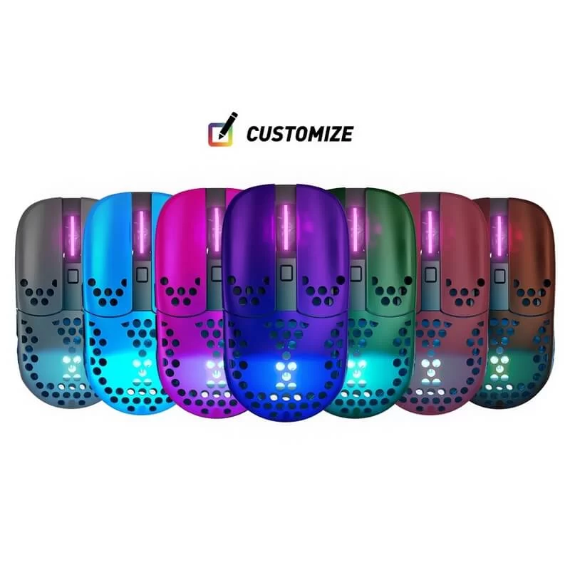 CHERRY Xtrfy MZ1 RGB Wireless Ultra-light Gaming Mouse (Designed by Rocket Jump Ninja) - 2.4 GHz lag-free, Modular shell, 62g 13 CHERRY Xtrfy MZ1 RGB Wireless Ultra-light Gaming Mouse (Designed by Rocket Jump Ninja) - 2.4 GHz lag-free, Modular shell, 62g - Ảnh 13